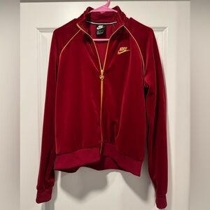 Nike velvet zip-up Jacket